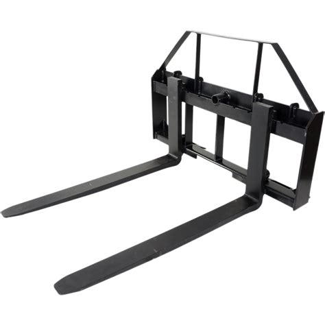 quick attach forks for skid steer|skid steer grapple fork attachment.